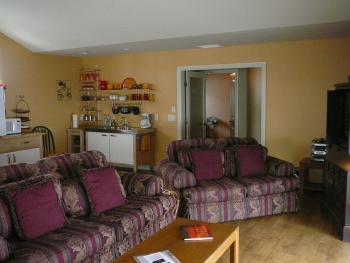 Relax in your private lounge.
